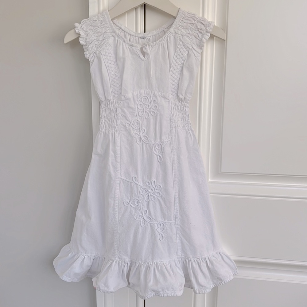 Boho Dress in White GUC